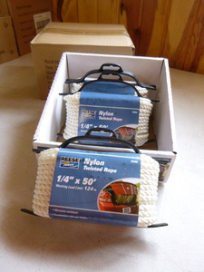 3 Spools of Reese Nylon Twisted Rope