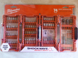 Milwaukee 74 Piece Impact Driver Bit Set