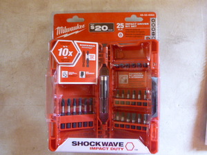 Milwaukee 25 Piece Impact Driver Bit Set