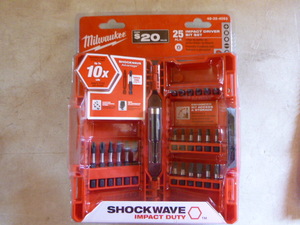 Milwaukee 25 Piece Impact Driver Bit Set