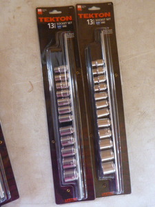 2 Tekton 13 Piece Socket Sets