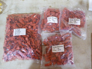 4 Bags of Red Wire Connectors