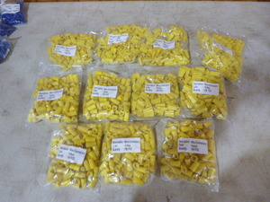 11 Bags of Yellow Wire Connectors