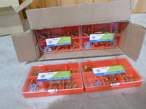 8 Packs of PTC Hooks and Eyes