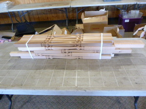 Case of Wooden Baluster Spindles