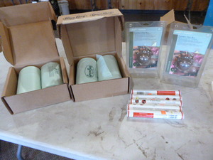 2 Boxes of Green Bag Trash Bags