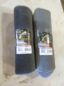 2 Town and Country Superior Carpeting Hall Rugs