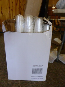 Case of Gen Wrapcup 9 ounce Plastic Cups