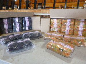 2 Cases of Red Heart Kiss Yarn