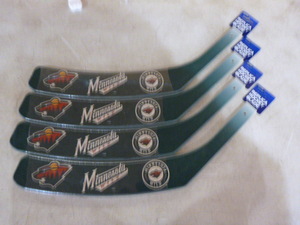 4 Minnesota Wild Replica Hockey Blades