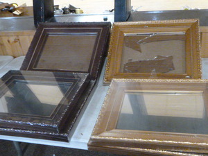 6 Framed Mirrors