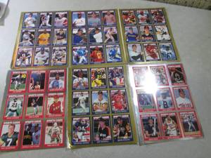 lot 13 image: (C-4) 6 Sheets of Assorted Sports C...
