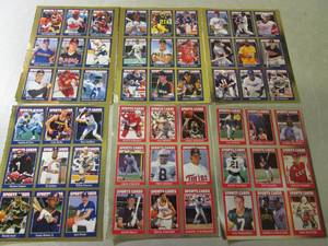 lot 14 image: (C-4) 6 Sheets of Assorted Sports C...