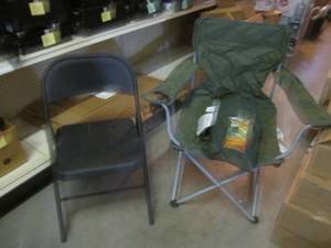 lot 111 image: (D-4) 2 Folding Chairs...