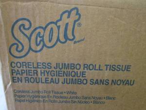 lot 147 image: (CS) Case of 12 Rolls Scott Coreles...