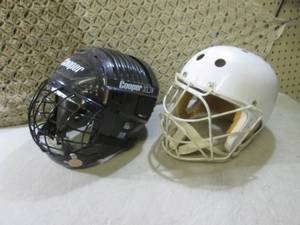 lot 175 image: (EW6) 2 Hockey Helmets...