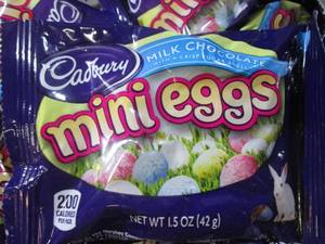 lot 238 image: (B-3) 36 Bags Cadbury Mini Eggs Pas...