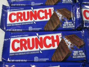 lot 251 image: (B-1) 12 Crunch Candy Bars Past Dat...