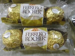 lot 255 image: (B-1) 12 3pc Ferrero Rocher Candy P...