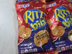 lot 258 image: (B-3) 12 Bags Ritz Bits Peanut Butt...