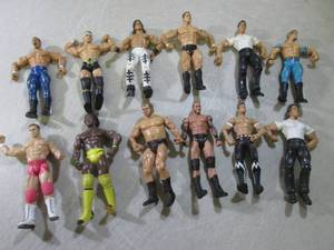 lot 276 image: (BSB) Assorted Wrestling Action Fig...