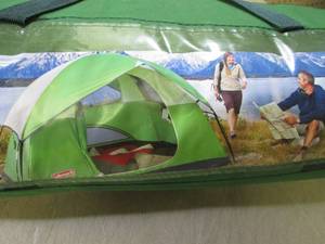 lot 283 image: (F-3) Coleman 2-Person Tent SunDome...