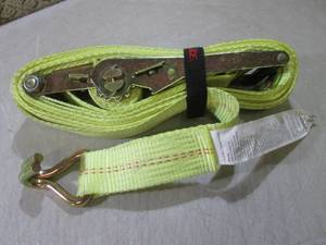 lot 290 image: (EC1) 2 x 25 ft Ratchet Tie Down 1...