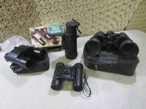 lot 304 image: (F-0) Assorted Field Glasses...