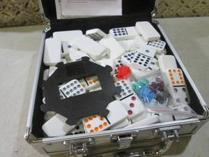 lot 316 image: (BSB) Mexican Train Dominos Game in...