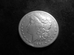 1884 S Morgan Silver Dollar