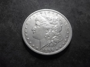 1896 O Morgan Silver Dollar