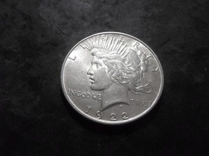1922 Silver Peace Dollar