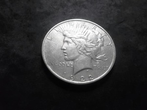 1922 D Silver Peace Dollar