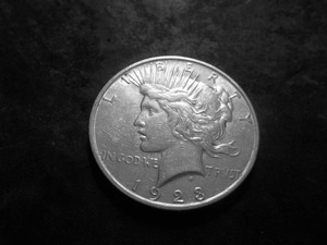 1923 D Silver Peace Dollar