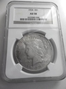 1924 Silver Peace Dollar
