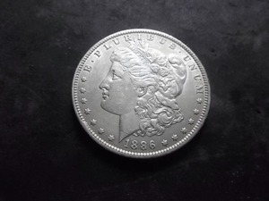 1886 O Morgan Silver Dollar