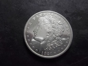 1921 Morgan Silver Dollar (Rerun Due To No Show Bidder)