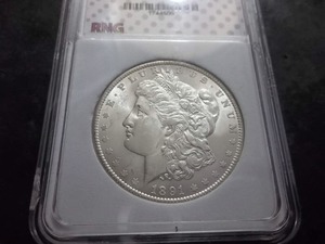 1891 Morgan Silver Dollar