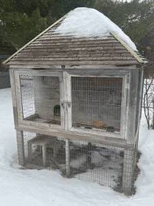 Vintage Handcrafter Bunny Hutch Chicken Coop - Measurements To Come