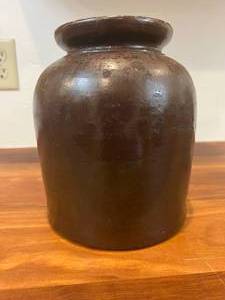 Fantastic Antique Primitive Stoneware Pottery Crocks - Very Old Indeed&nbsp