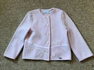 Darling 1960s Giesswein Of Austria Pink Hand Stitched Jacket