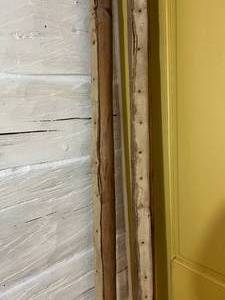 Antique Wood Quilt Stretcher Poles