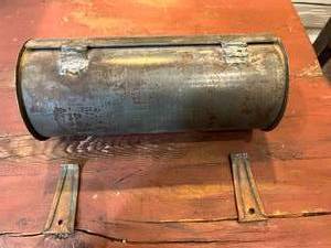 Antique Metal Tin Mailbox