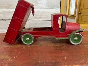 Antique Toy Tin Dump Truck