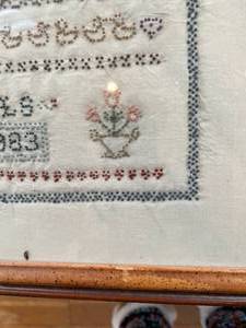 Framed Cross-Stitch Artwork Alphabets &amp Numbers&nbsp