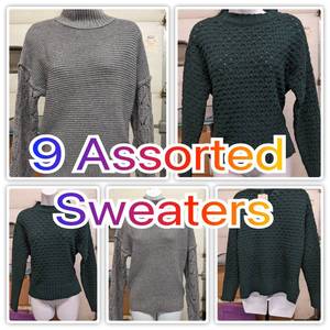 9 Sweaters Brand New With Tags $300 Value
