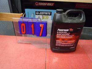 lot 17 image: 1 Gal Powermate VX all weather blend compressor oil. As shown.