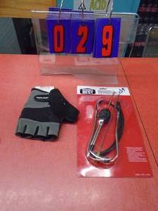 lot 29 image: New automotive stethescope & fingerless gloves. As shown.