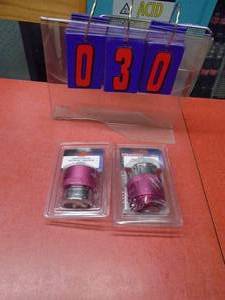 lot 30 image: Qty of 2 new radiator pressure tester adaptors. Westward brand. As shown.