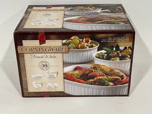 lot 23 image: New 10 Piece Corning Ware Set